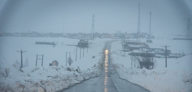 بارش برف در ارتفاعات گلستان/ همراه داشتن زنجیرچرخ الزامی است