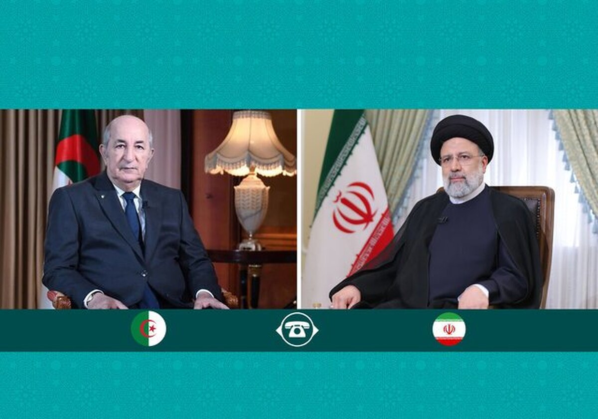 گفت‌وگوی تلفنی روسای جمهور ایران و الجزایر