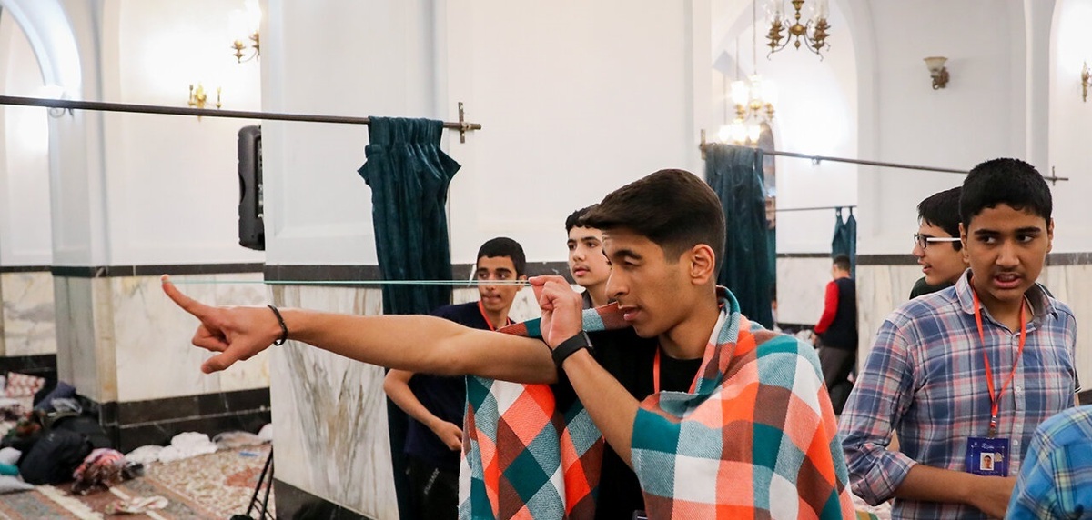 تصاویر| اعتکاف نوجوانان در مسجد گوهرشاد