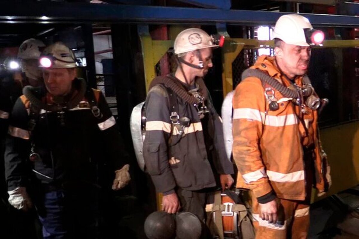 تخلیه بزرگترین معدن زغال سنگ روسیه