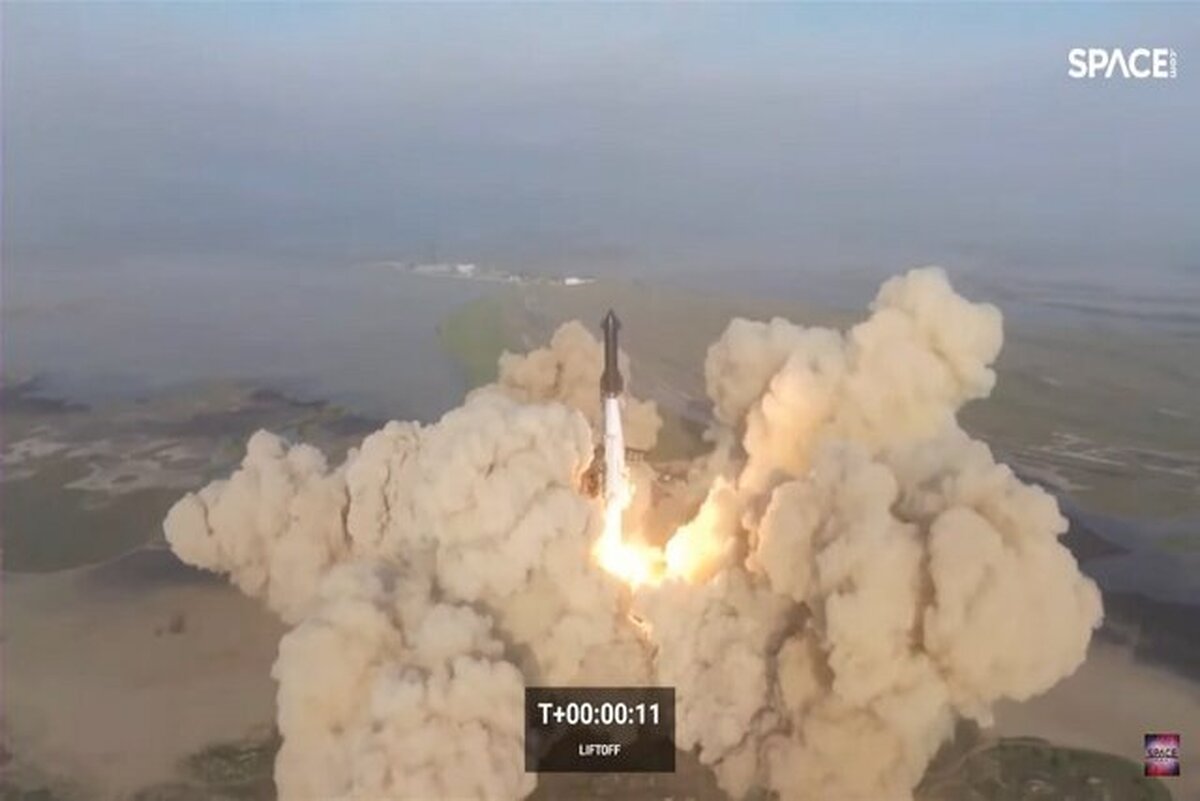عکس| بلندترین موشک جهان پس از برخاستن در هوا منفجر شد