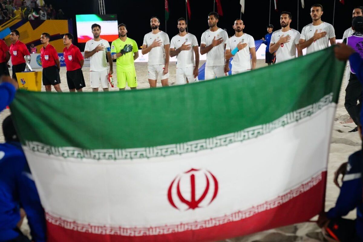 تصاویر| پیروزی مقتدرانه فوتبال ساحلی ایران مقابل ژاپن و کسب مقام قهرمانی