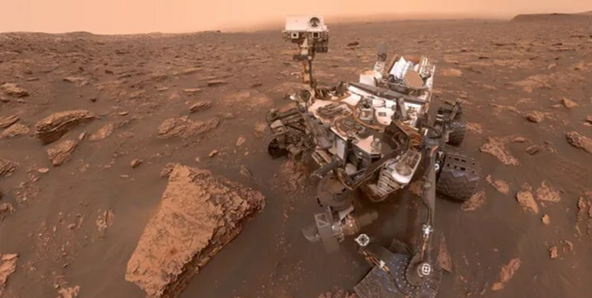 فیلم| طلوع تا غروب خورشید از سطح مریخ