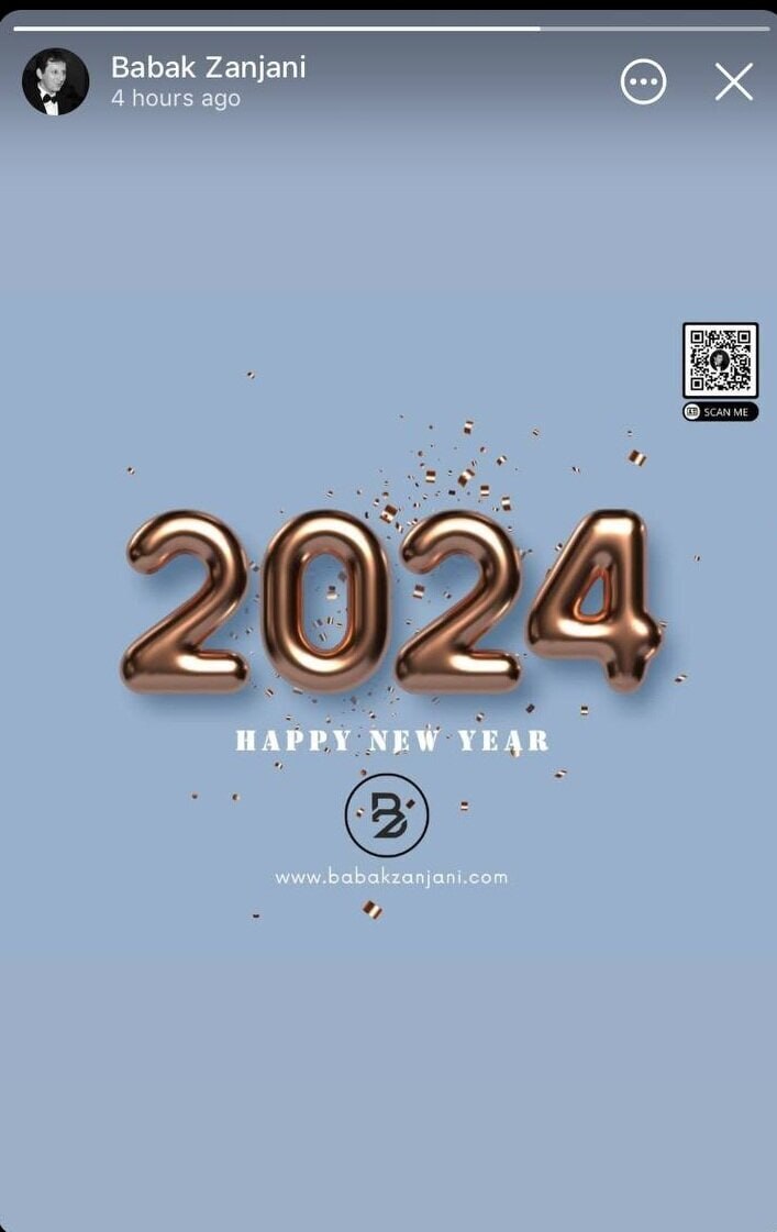 استوری بابک زنجانی را چهکسی گذاشته است؟ استوری بابک زنجانی را چهکسی گذاشته است؟