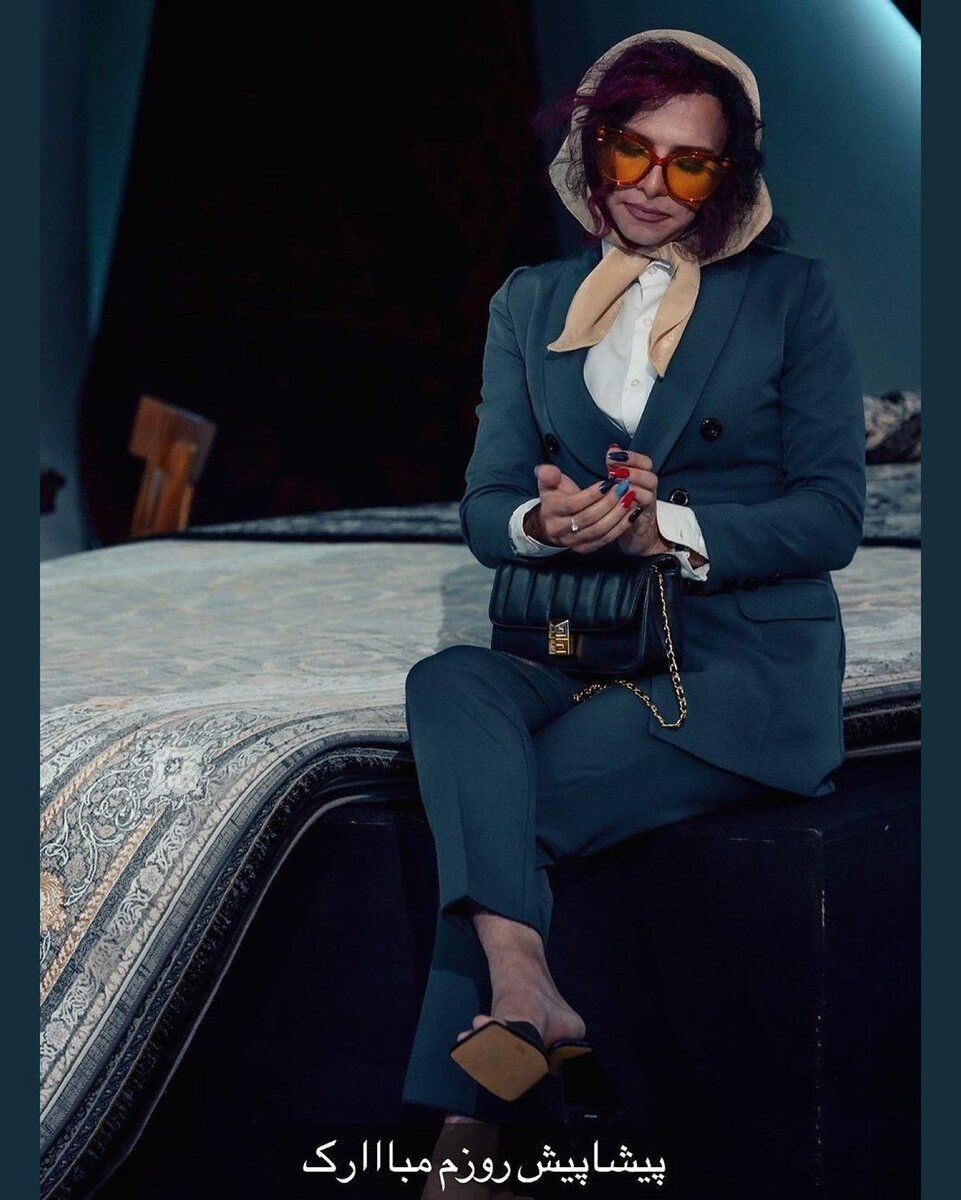 عکس | تصویری از مجتبی شفیعی را با گریم جنجالی زنانه