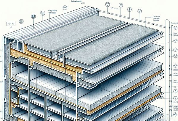 طراحی و مراحل کل اجرا سازه ساندویچ پانل