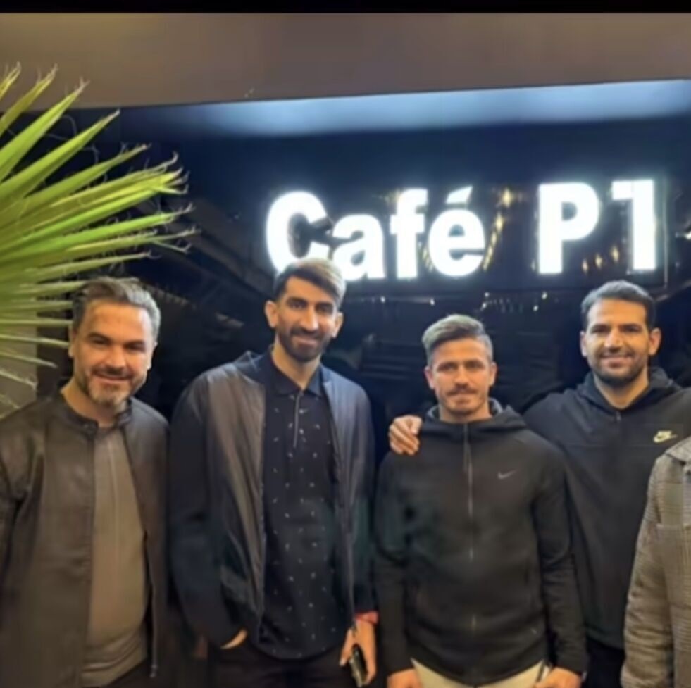 عکس| حضور وریا غفوری در کافه علیرضا بیرانوند