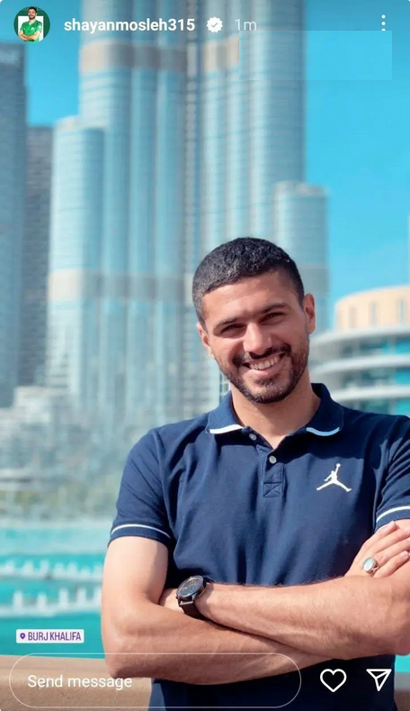 عکس/ تفریح پر سر و صدای شایان مصلح این بار در دبی!