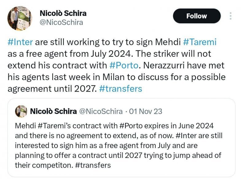 عکس| طارمی تا 2027 در اینتر!