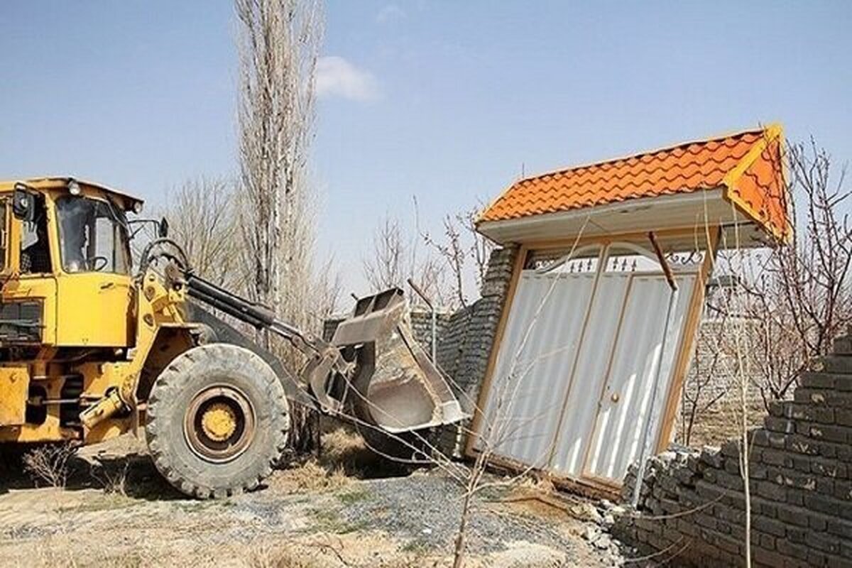 ۱۱۷۷ مورد ساخت و ساز غیر مجاز در ملارد تخریب شد