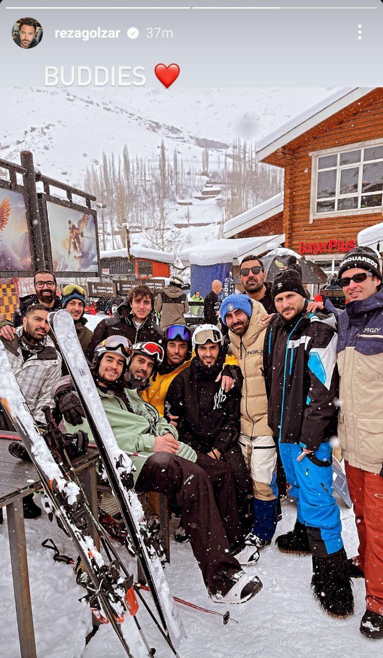 عکس| این تفریح لاکچری رضا گلزار با رفقا سوژه شد