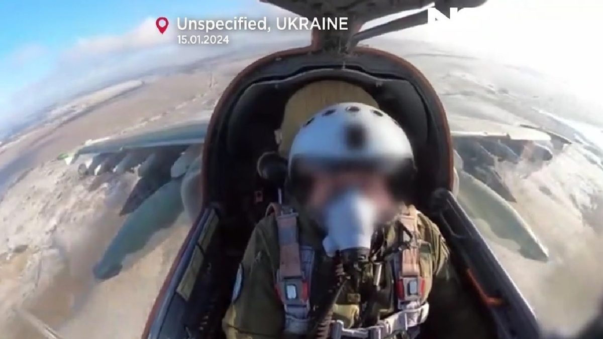فیلم| حمله سوخو ۲۵ روسیه به دونتسک اوکراین