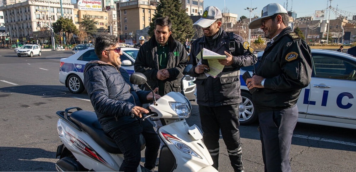 تصاویر| طرح برخورد پلیس راهور با موتور سواران متخلف