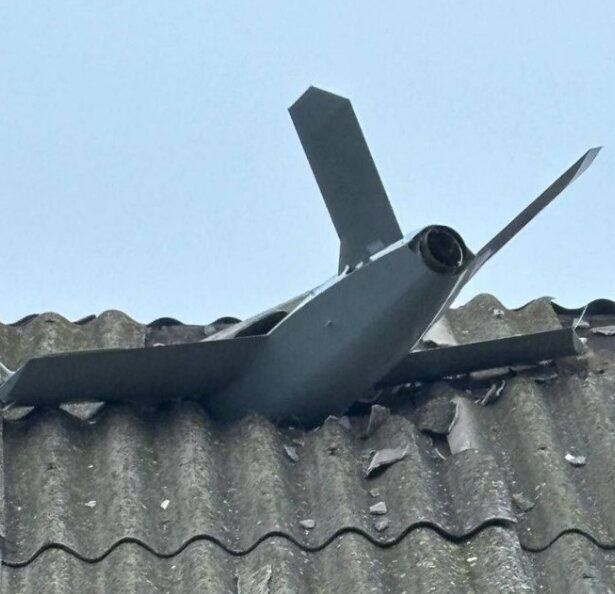 عکس| برای اولین بار در جنگ دیده شد/ پهپاد انتحاری جدید اوکراین با موتور جت