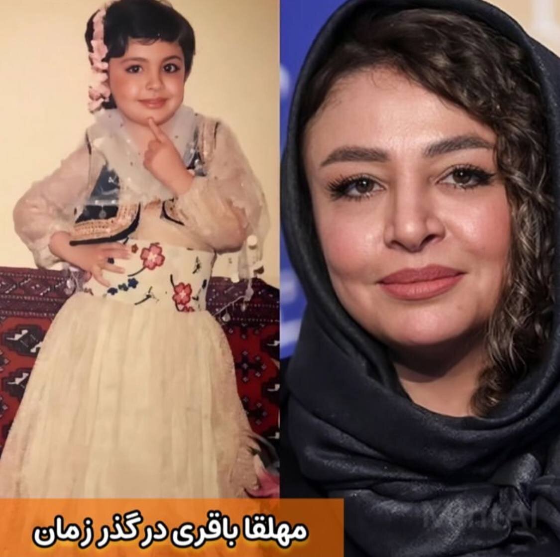 عکس| تصویری قدیمی از دوران کودکی همسر جواد عزتی!