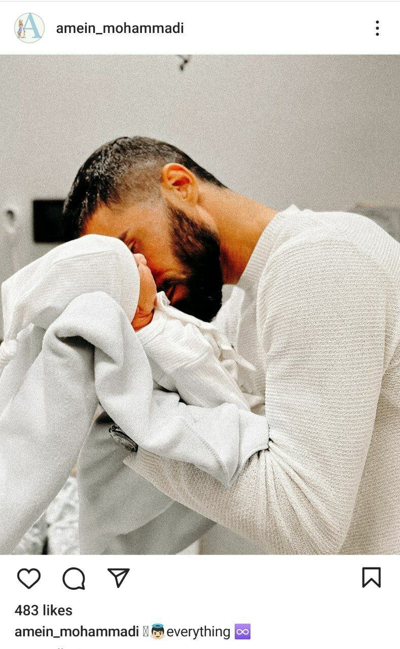 عکس| بازیکن استقلال پدر شد