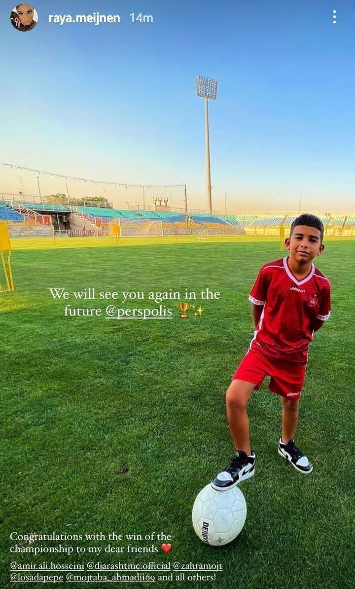 عکس‌| ماجرای استوری همسر لوکادیا درباره بازگشت به پرسپولیس