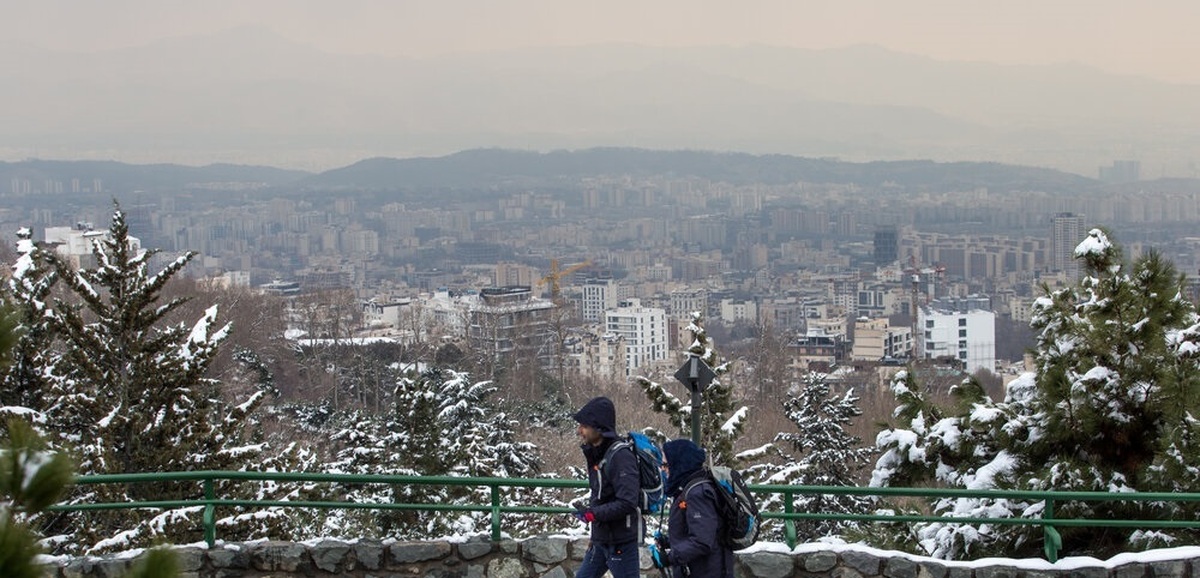 تصاویر| بارش برف؛ تهران