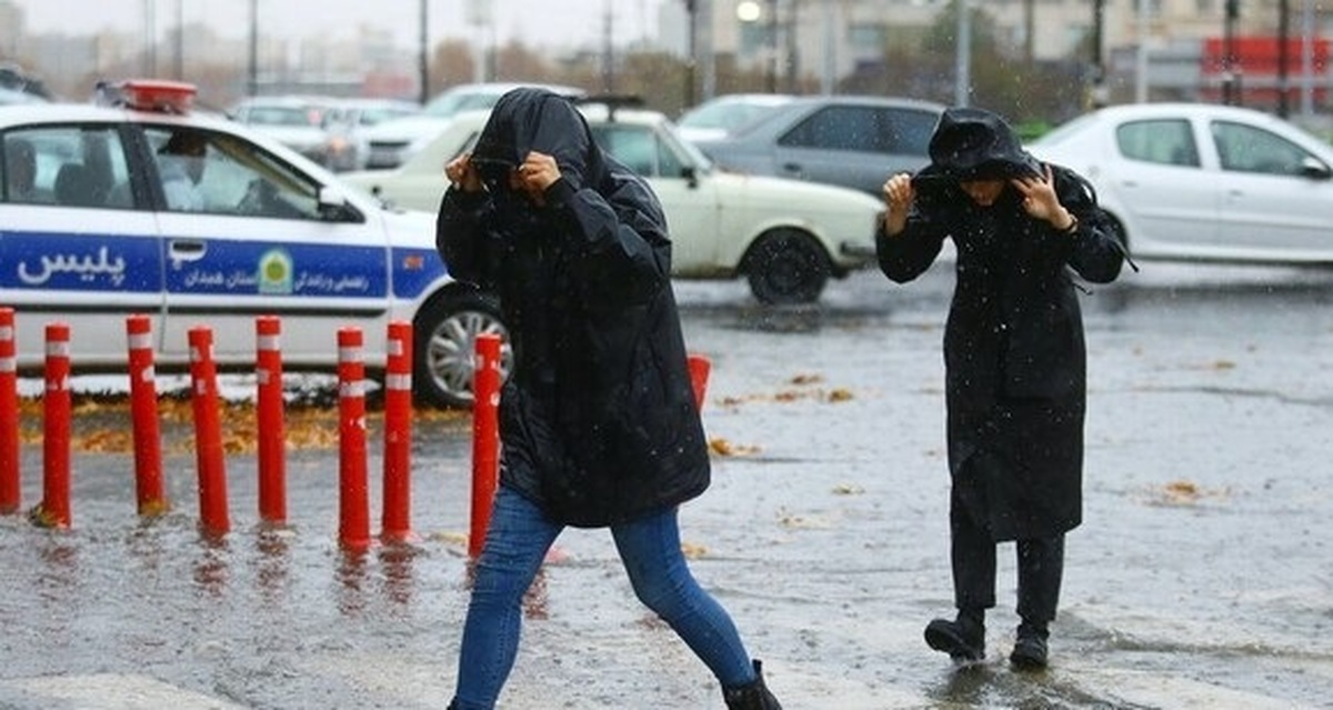 باد و بارش در راه قزوین