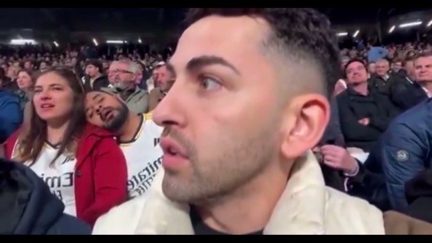 عکس| خواب بودن هوادار رئالی اتفاق باورنکردنی در لحظه گل اتلتیکو به رئال