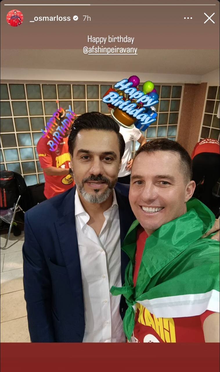 عکس‌| اقدام عجیب و جنجالی اوسمار علیه گل‌محمدی