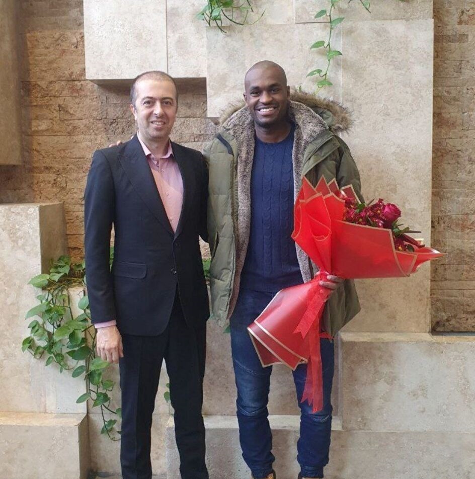 اولین تصویر از عبدالکریم حسن ستاره جدید و خارجی پرسپولیس در تهران