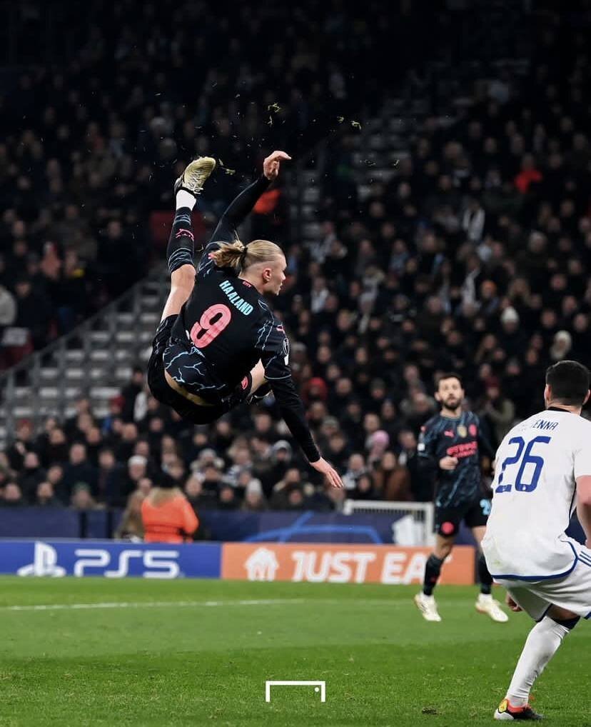 عکس| پرش شگفتانگیز هالند؛ او فرازمینی است! عکس| پرش شگفتانگیز هالند؛ او فرازمینی است!