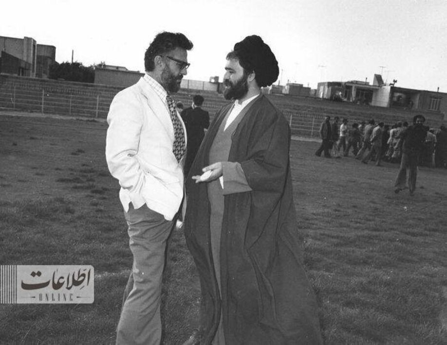 عکس| سیداحمد خمینی در ورزشگاه امجدیه