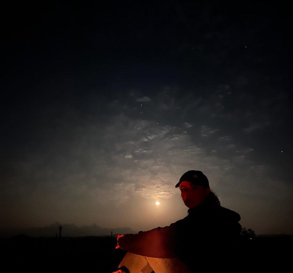 عکس| قاب هنری بازیگر زن سریال نون خ در چابهار