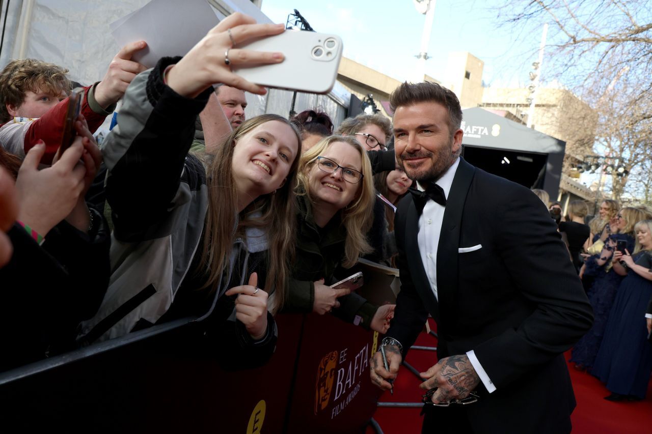 عکس| دیوید بکام در جایگاه ستارگان هالیوود قرار گرفت