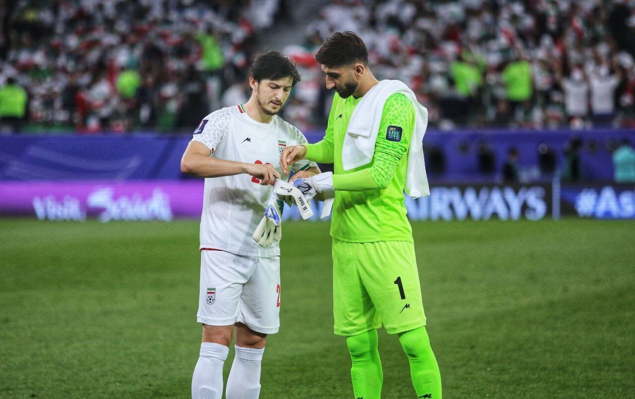 عکس| حرکت خاص بیرانوند به یاد فرزندانش در قطر عکس| حرکت خاص بیرانوند به یاد فرزندانش در قطر