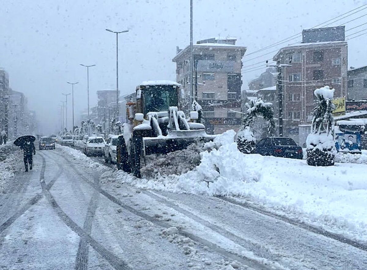 تصویر دیدنی ناسا از پوشش برف ایران