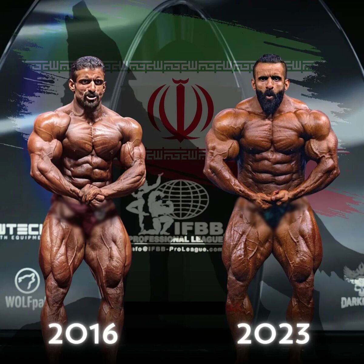 عکس| تغییرات باورنکردنی بدن هادی چوپان در چند سال