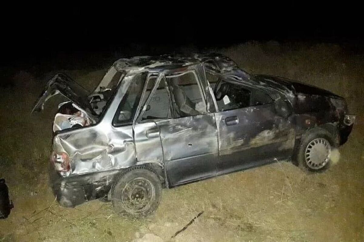 تصادف مرگبار پراید در جاده فیروزآباد سلسله به خرم‌آباد