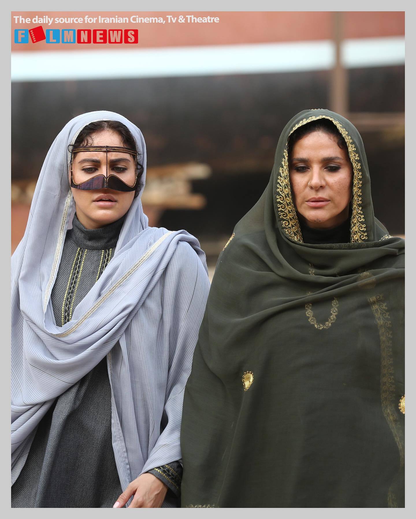عکس| گریم متفاوت سحر دولتشاهی و الناز شاکردوست در یک فیلم