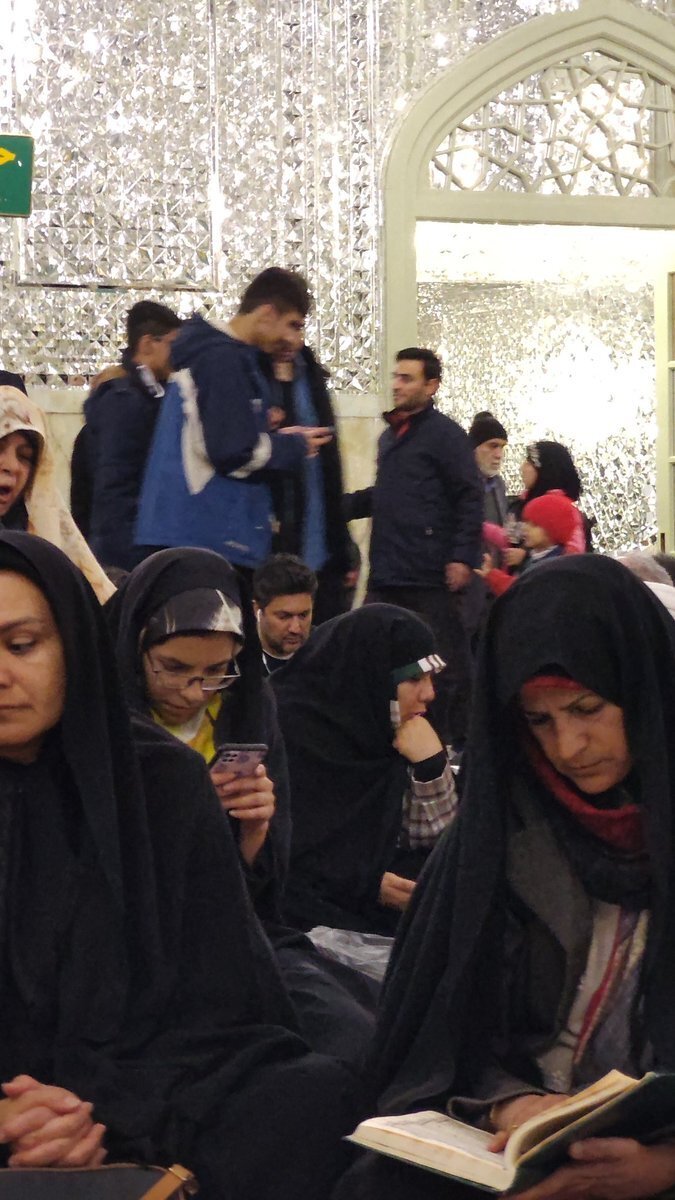 عکس| تصویری خاص از حامد بهداد در حرم امام رضا