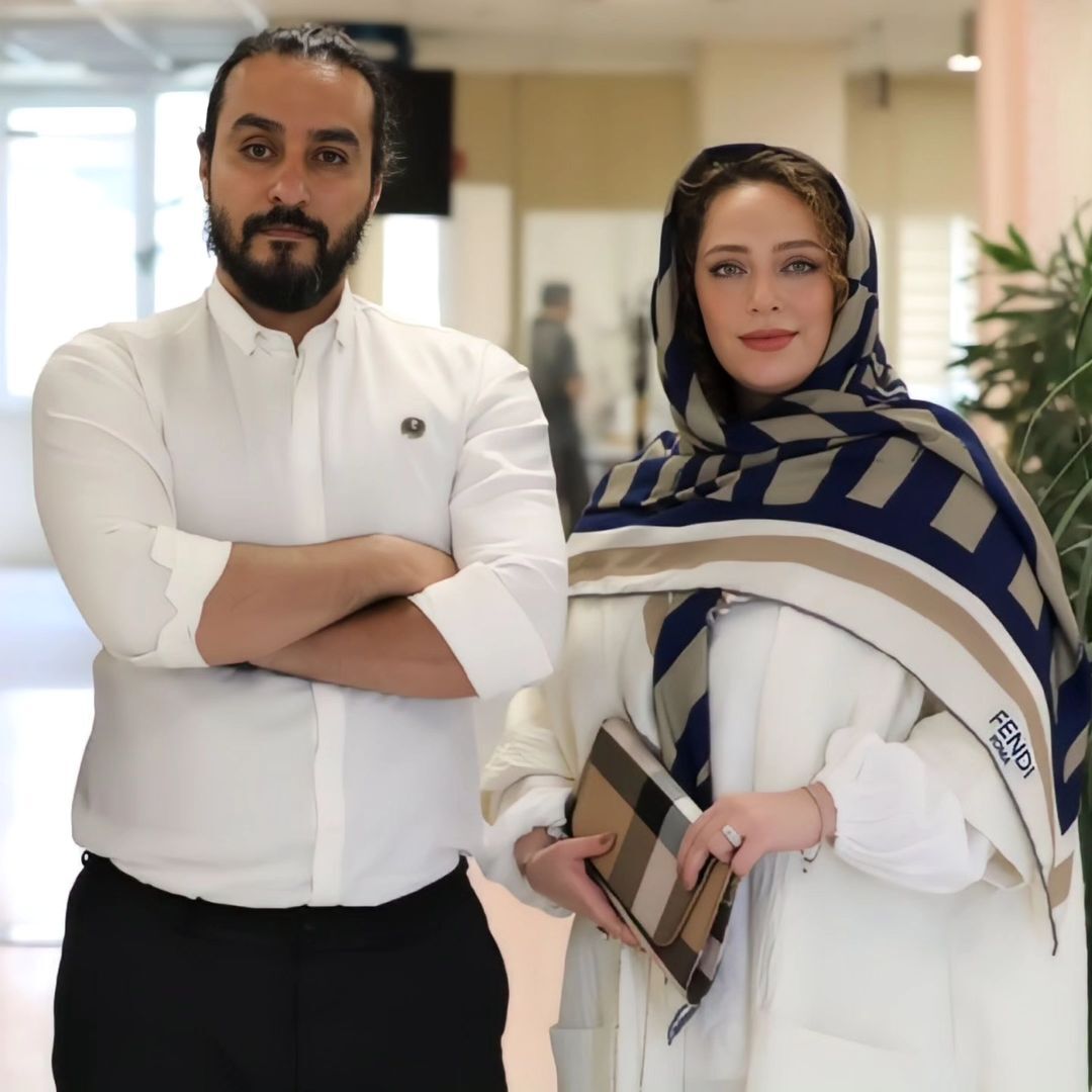 عکس| قاب جدید نگین معتضدی در کنار همسرش