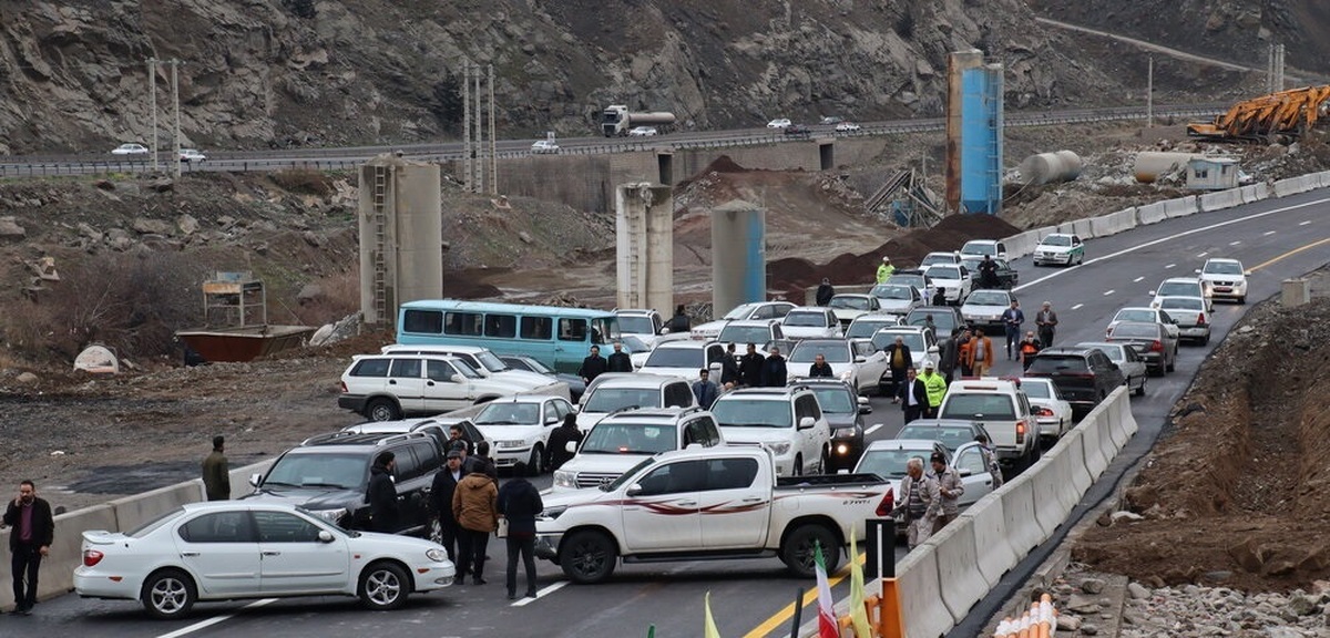 تصاویر| افتتاح آزادراه منجیل، رودبار