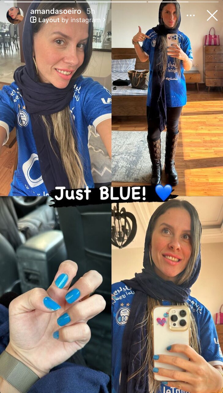 عکس| همسر و فرزندان ستاره استقلال در دربی ۱۰۳