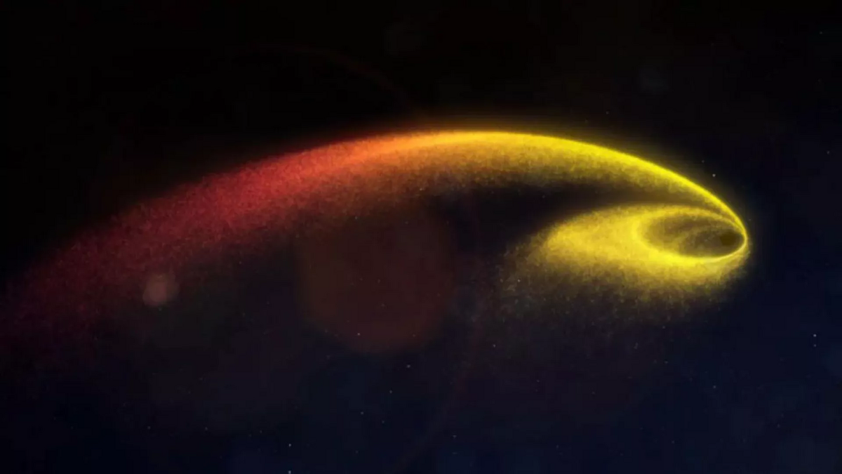 ثبت تصویر خیره‌کننده از لحظه بلعیده شدن ستاره توسط سیاه‌چاله