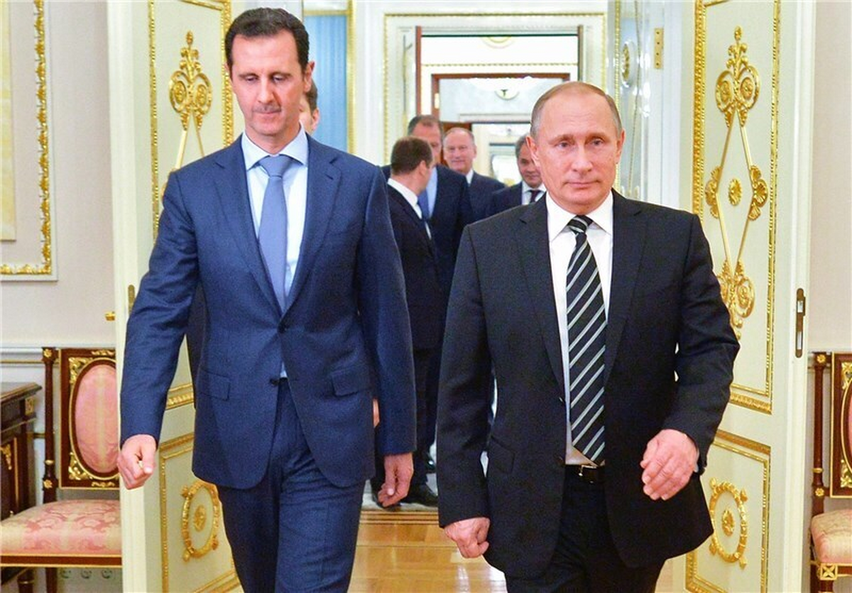 بشار اسد پیروزی پوتین در انتخابات روسیه را تبریک گفت