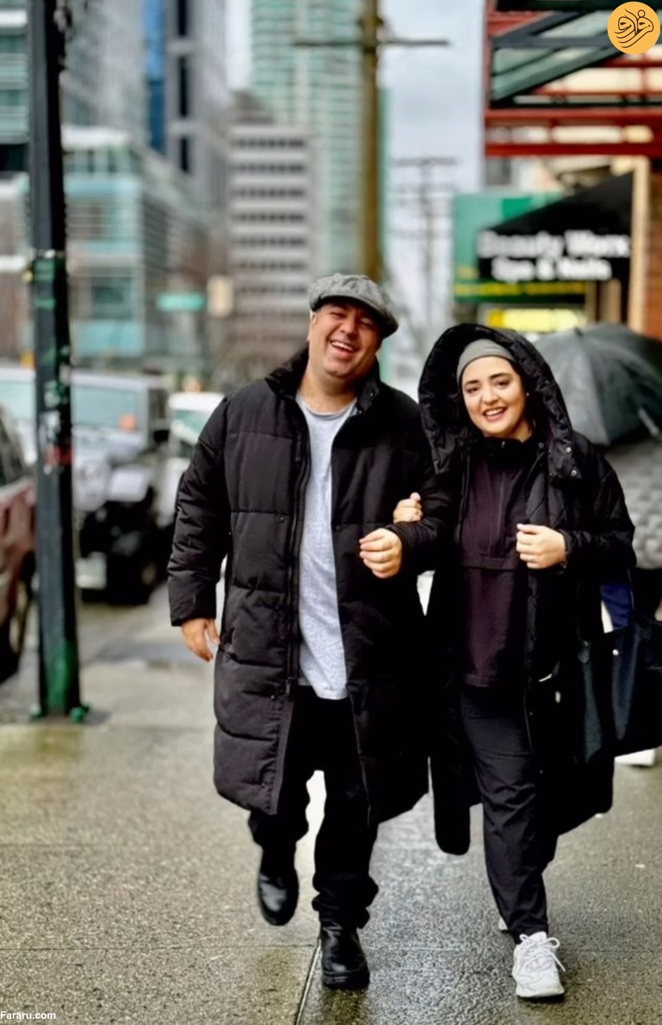 عکس| عاشقانه نرگس محمدی و علی اوجی در ونکوور عکس| عاشقانه نرگس محمدی و علی اوجی در ونکوور
