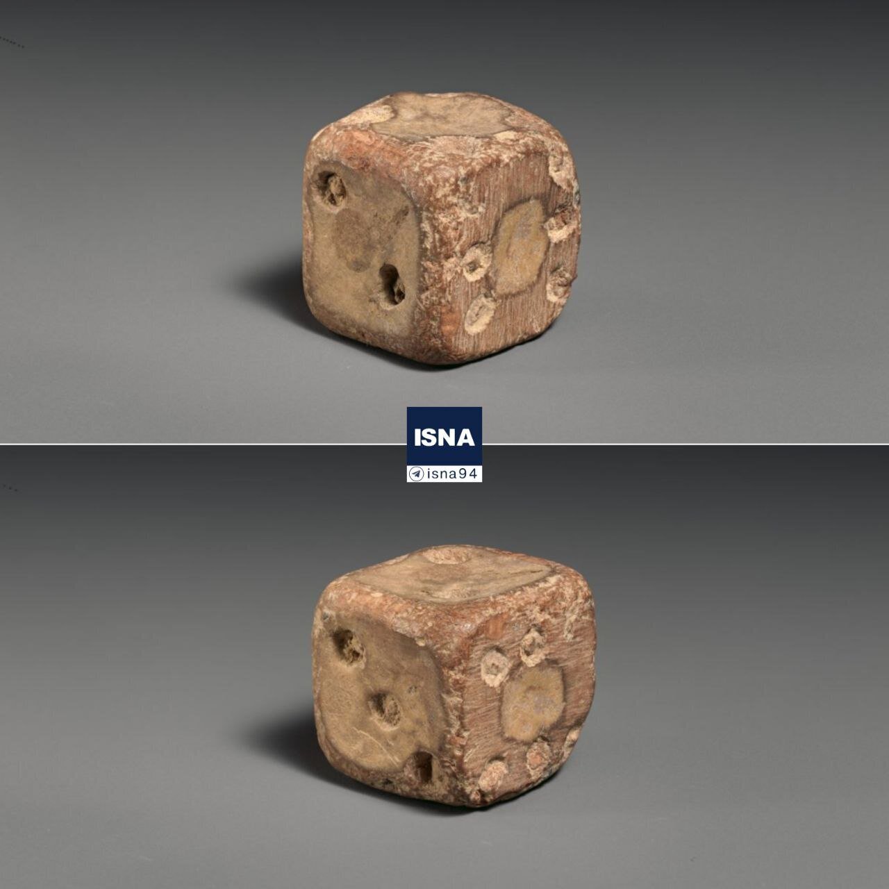 عکس جالب از یک «تاس» برای دوره ساسانی