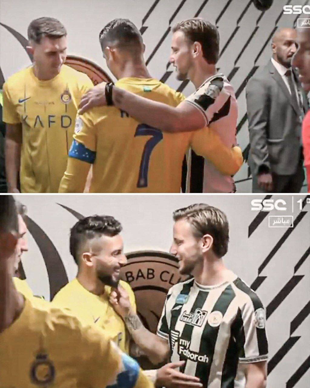 عکس| ملاقات گرم رونالدو با یک بارسایی در عربستان عکس| ملاقات گرم رونالدو با یک بارسایی در عربستان