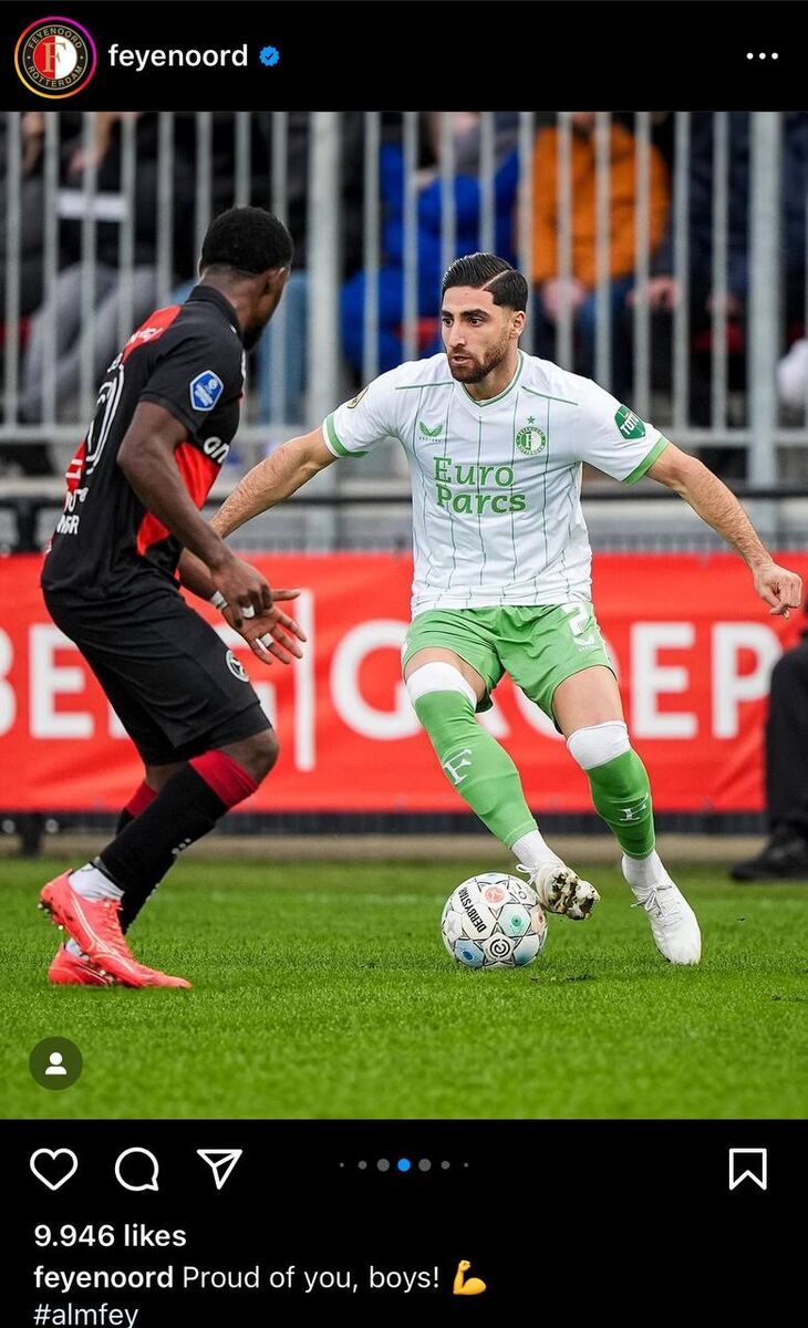 عکس| قدردانی فاینورد از جهانبخش پس از اتفاقات رُم عکس| قدردانی فاینورد از جهانبخش پس از اتفاقات رُم