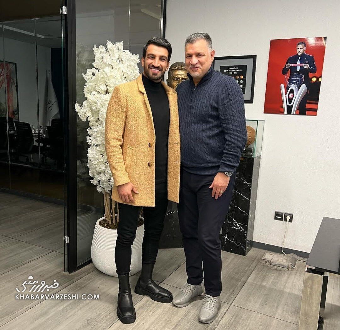 عکس| ملاقات ویژه علی دایی با شاگرد قدیمی