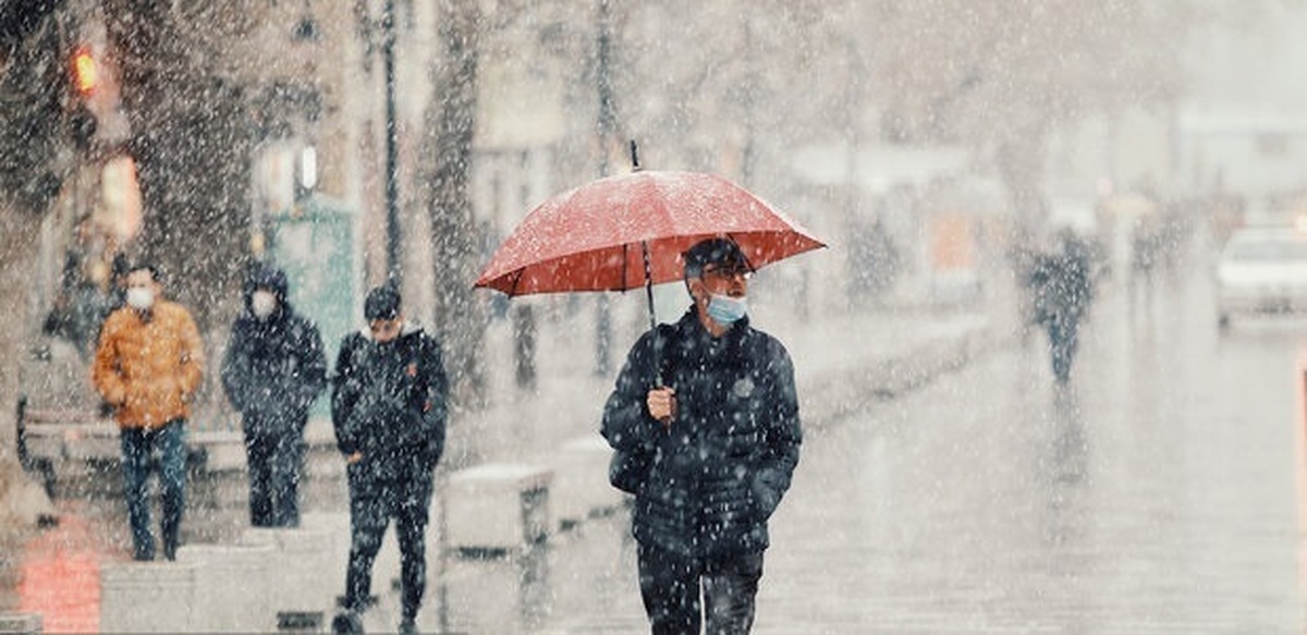 بارش برف و باران در تهران تا روز پنج‌شنبه