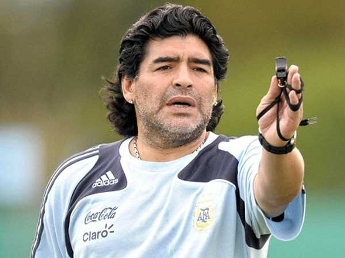 ویدیویی زیرخاکی از اولین تمرین مارادونا برای تیم ملی آرژانتین پس از ترک کوکائین