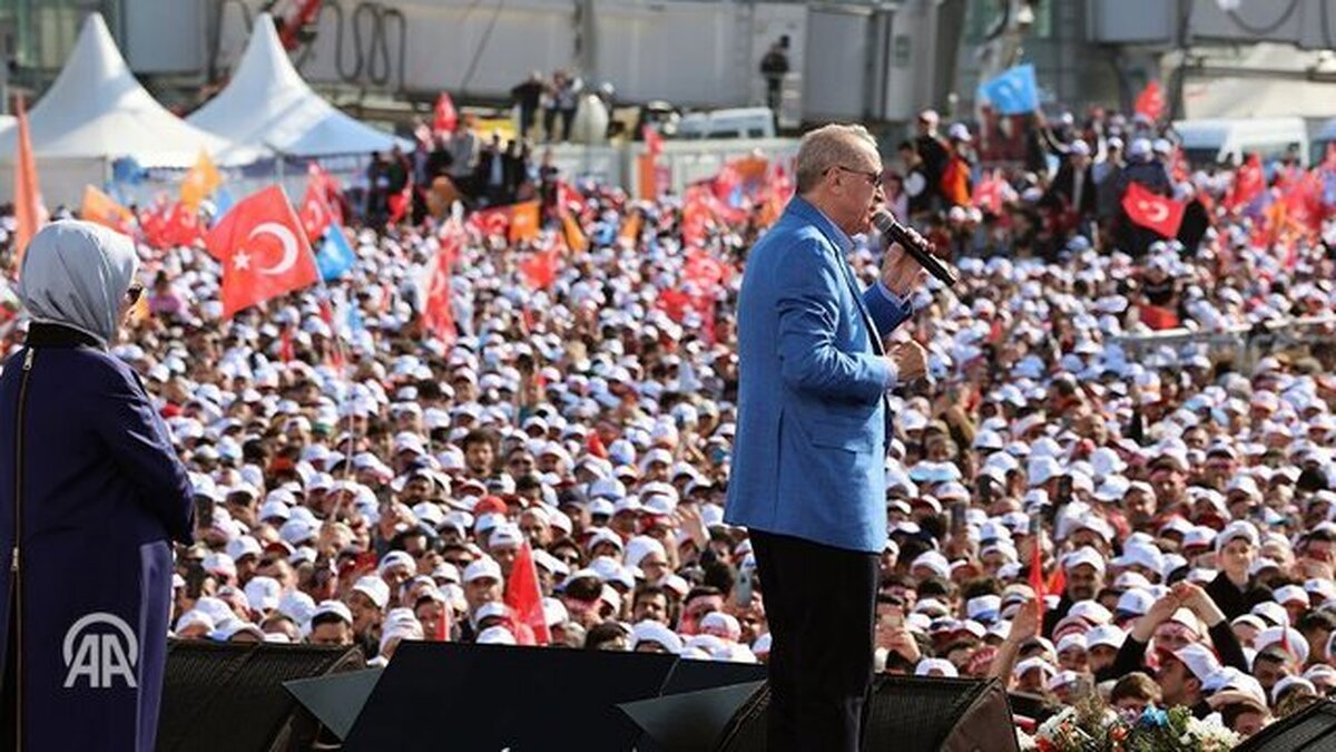 تجمع هزاران نفر از مردم ترکیه در حمایت از اردوغان
