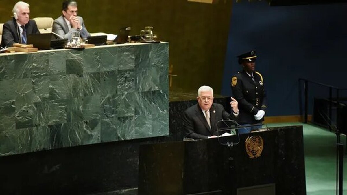 محمود عباس: خواستار تعلیق عضویت اسرائیل در سازمان ملل هستیم